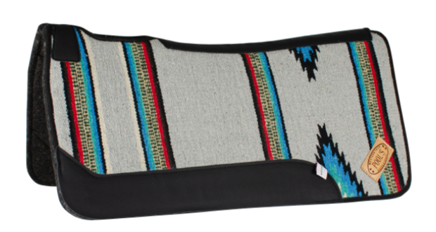 Westernpad Navajo Vilt Grey