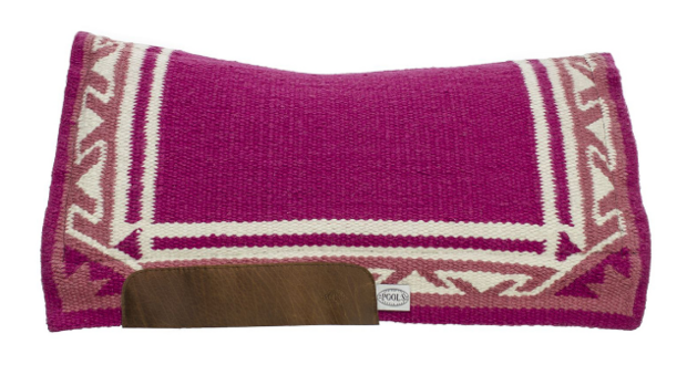 Pool&#039;s Contour Show Saddle Pad Pink