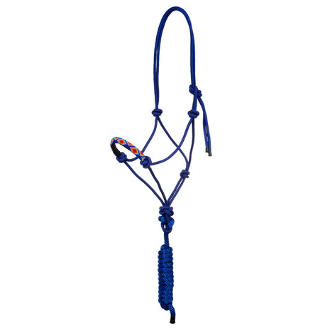 Pool&#039;s Touwhalster met Leadrope Royal Blue