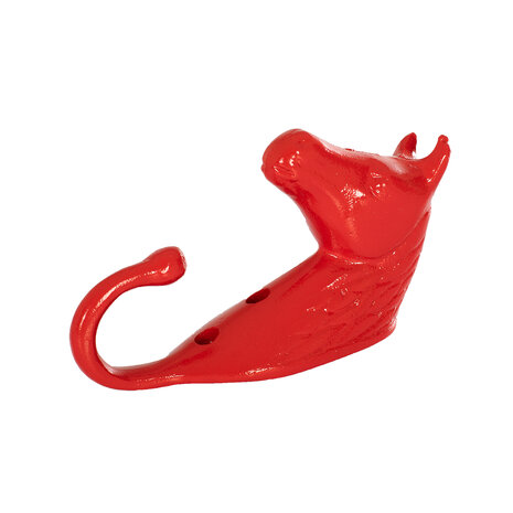 Hanger met paardenhoofd rood