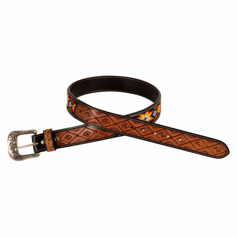 Pool&#039;s  Unisex Western Beaded Belt