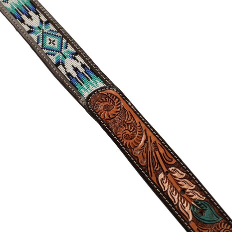 Pool&#039;s  Unisex Western Feather  Belt