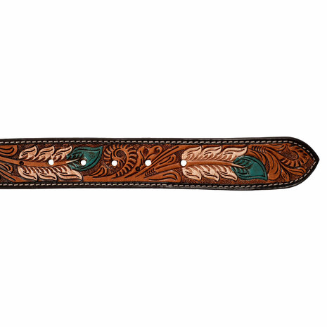 Pool&#039;s  Unisex Western Feather  Belt