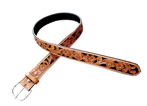 Pool&#039;s  Unisex Western Flower Tooling Belt