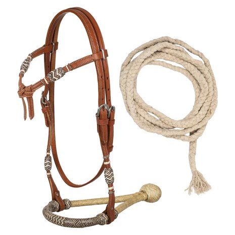 Bitloos Hoofdstel Pool&#039;s Bosal Rawhide