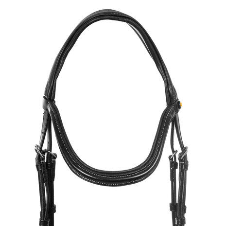 Equestro Anatomic Hoofdstel Zwart