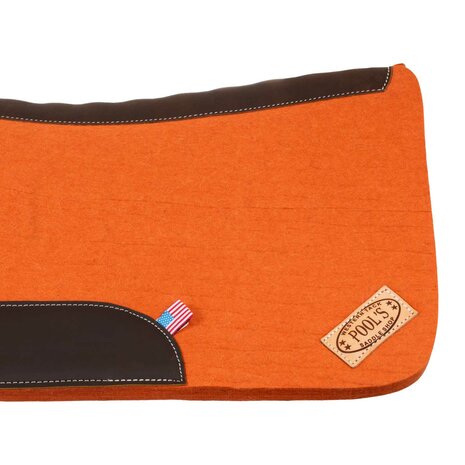 Pool&#039;s Westernpad Vilt Orange