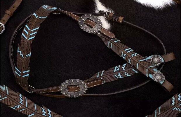 Westernset Feather Turquoise