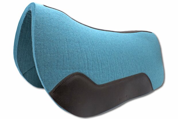 Westernpad WolVilt Turquoise