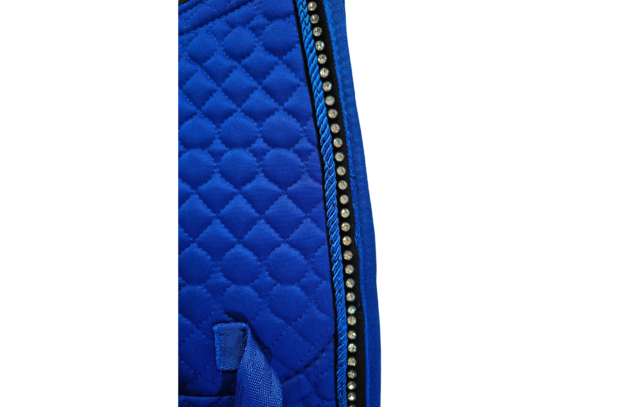 Kifra-pad Square Royal Blue SHINE COTTON