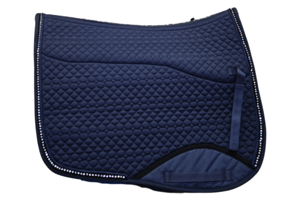 Kifra-pad Square Navy Blue SHINE COTTON