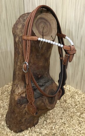 Western Hoofdstel Crystal Balls Futurity browband