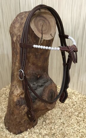 Western Hoofdstel Crystal Balls Futurity browband