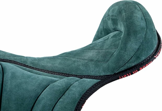 Barebackpad Zadelvorm Support Suede met kniewrong